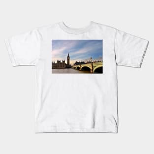 Big Ben Queen Elizabeth Tower Westminster Bridge Kids T-Shirt